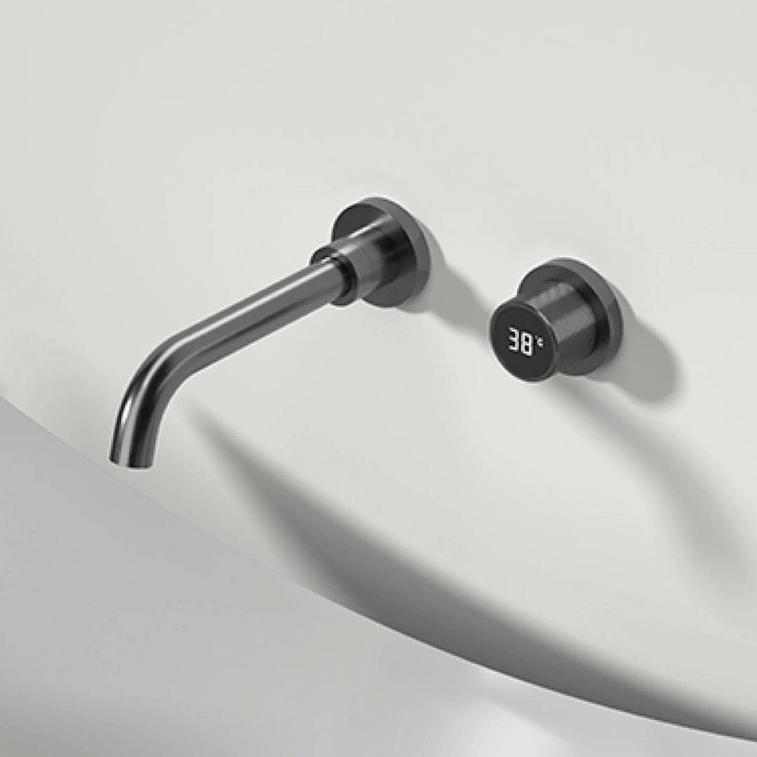 Sleek LED Brass Faucet