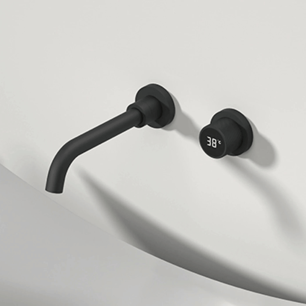 Sleek LED Brass Faucet