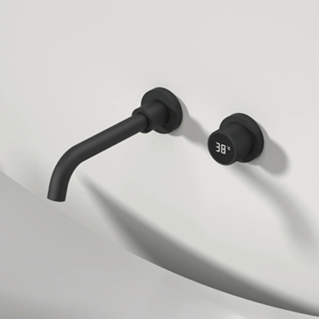 Sleek LED Brass Faucet