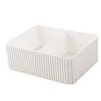 Plastic Makeup Organizer Grid Desktop Home Office Bathroom Storage Box Sundries Bin Case Cosmetic Closet  closet organizer