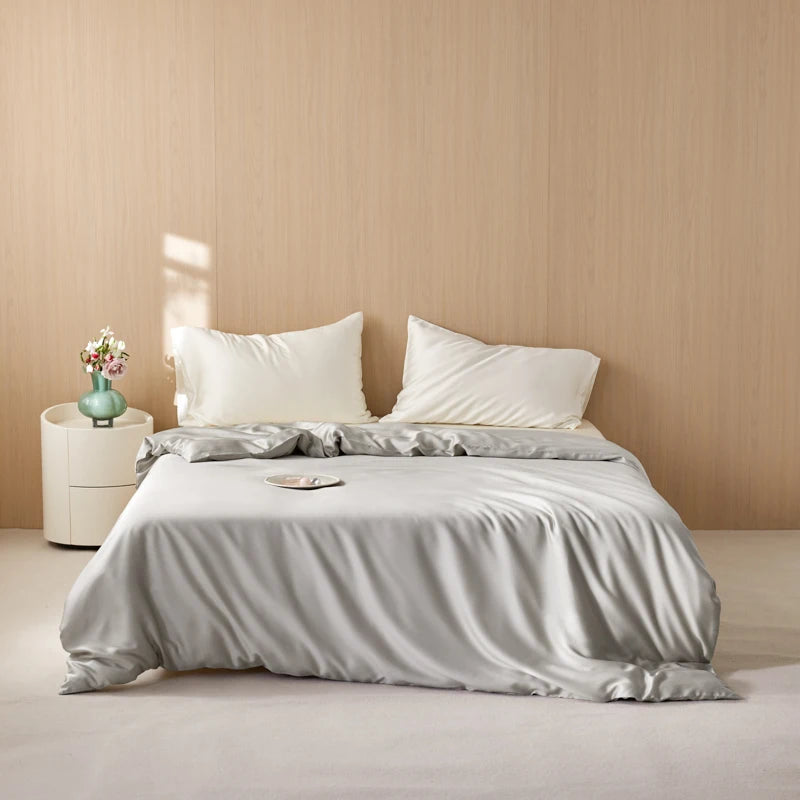 Eucalyptus Lyocell Bedding Set 1pc Duvet Cover Summer Cooling Bamboo Bed Covers