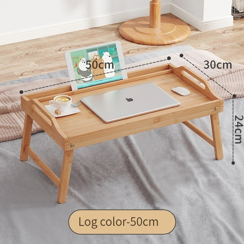 Bamboo Folding Bed Tray Desk