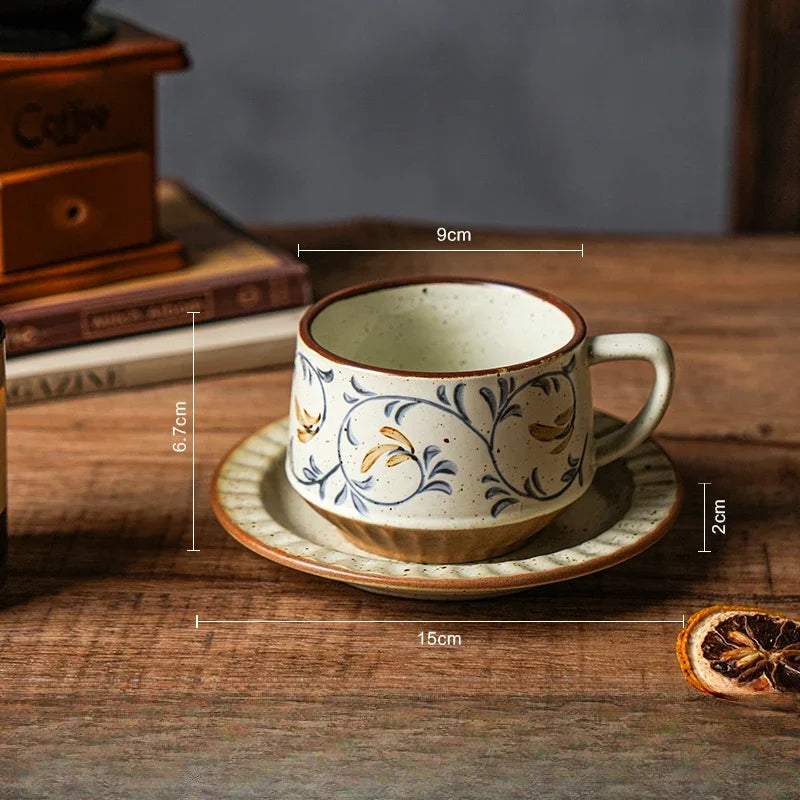 Rustic Charm Coffee Cup Set