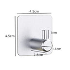 Self Adhesive Kitchen Towel Hooks Door Wall Mounted Household Hat Key Coat Rack Door Hanging Organizer Home Soupplies