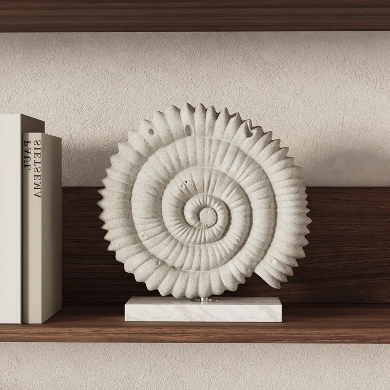 Resin Handicraft Artificial Coral Whelk Sea Shell Clamshell Manual Irregularity Decorative Figurines Home Decoration Accessories