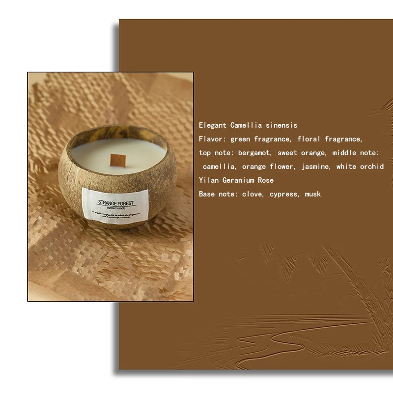 Coconut Shell Scented Candle