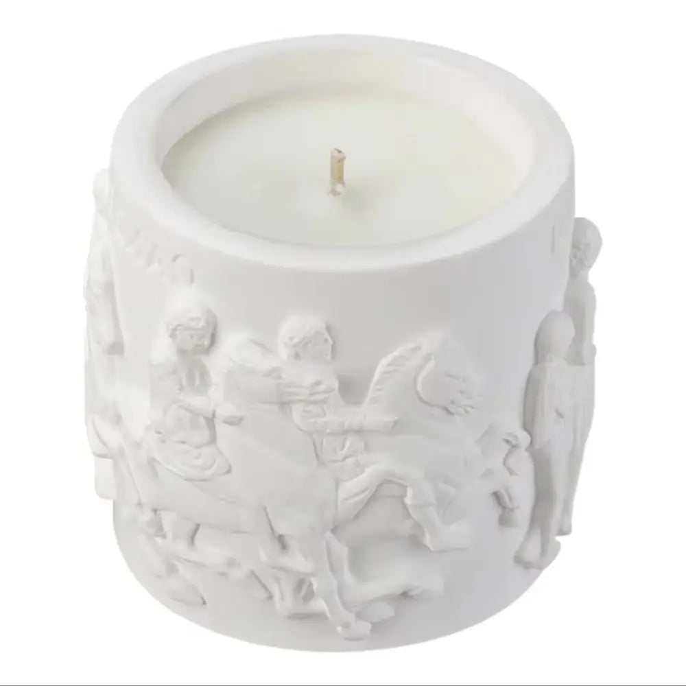 Voltsify Retro Embossed Scented Candle, 7cm Dia x 10.5cm H