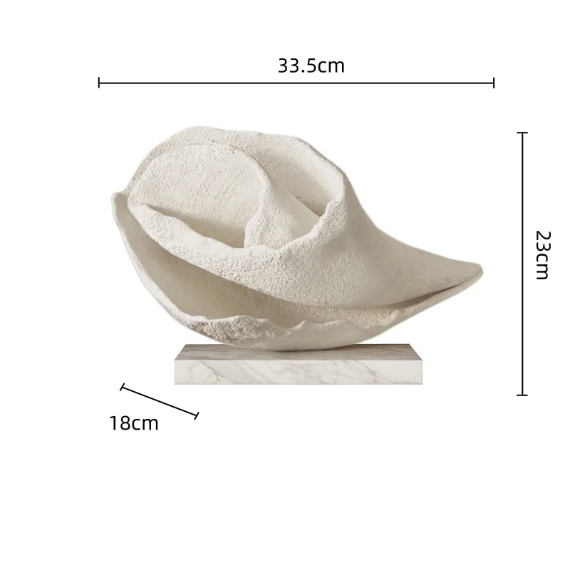 Elegant Resin Sea Shell Decor