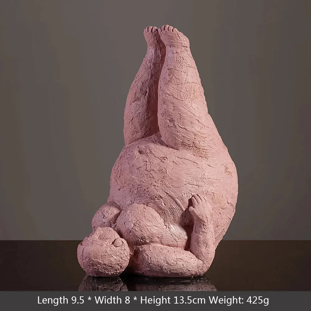 Elegant Resin Yoga Figurines