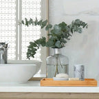 1pcs/2pcs/3Pcs Serving Tray Bathroom Organizer Decorative Multi Use Bathroom Counter Tray Vanity for Dresser Tissues Candles