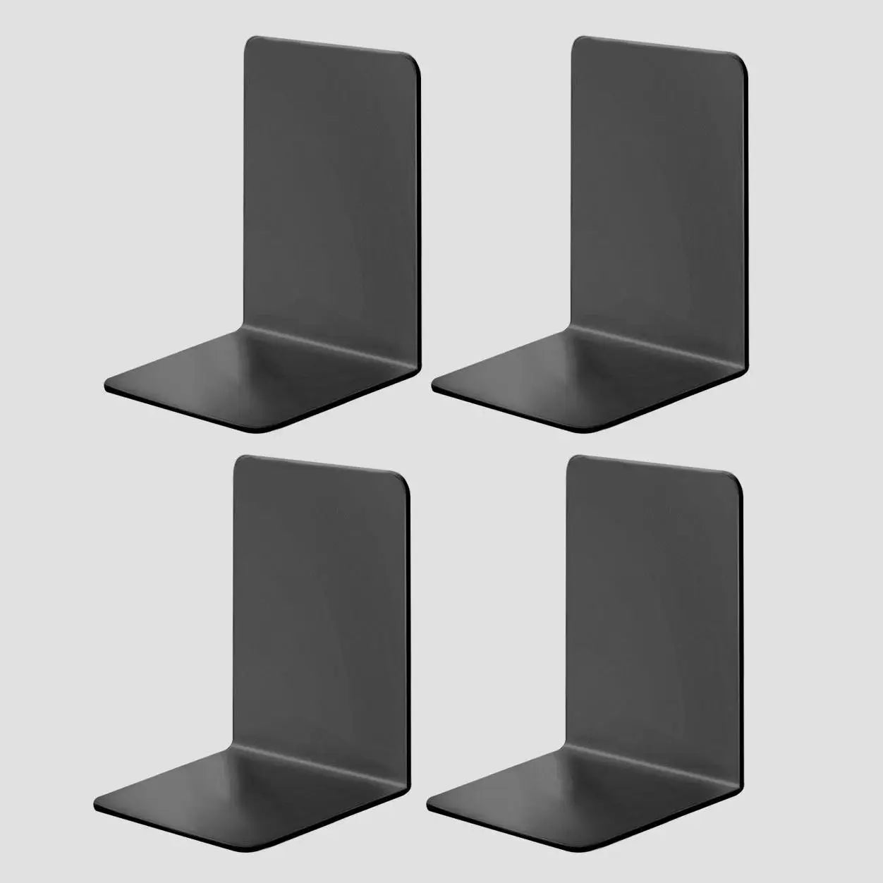 Clear Acrylic Bookends Set