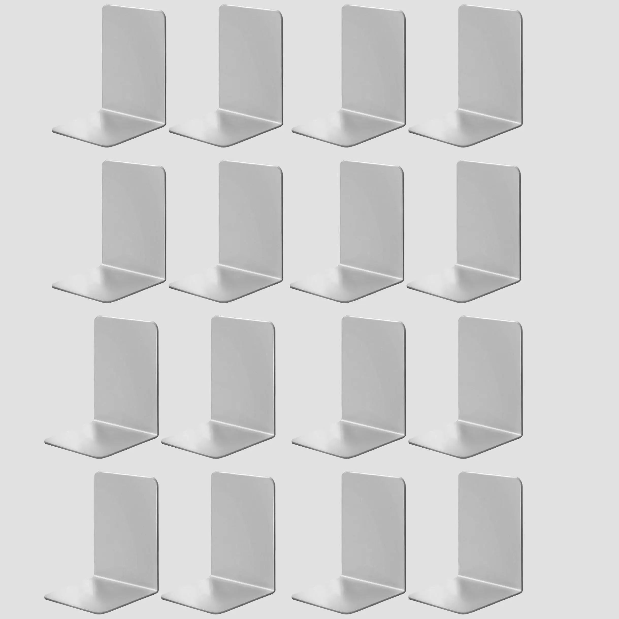 Clear Acrylic Bookends Set