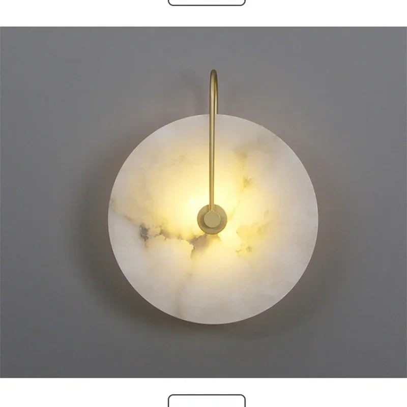 Elegant Marble LED Wall Sconce