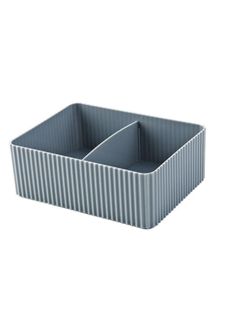 Plastic Makeup Organizer Grid Desktop Home Office Bathroom Storage Box Sundries Bin Case Cosmetic Closet  closet organizer