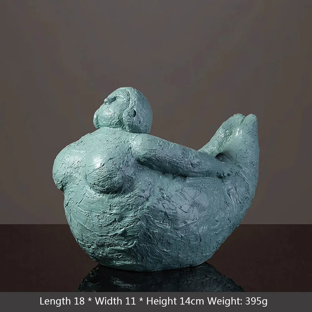 Elegant Resin Yoga Figurines