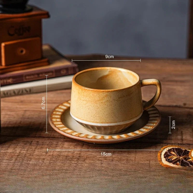 Rustic Charm Coffee Cup Set