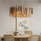 AURELIAN Sculpted Wood Pendant Light