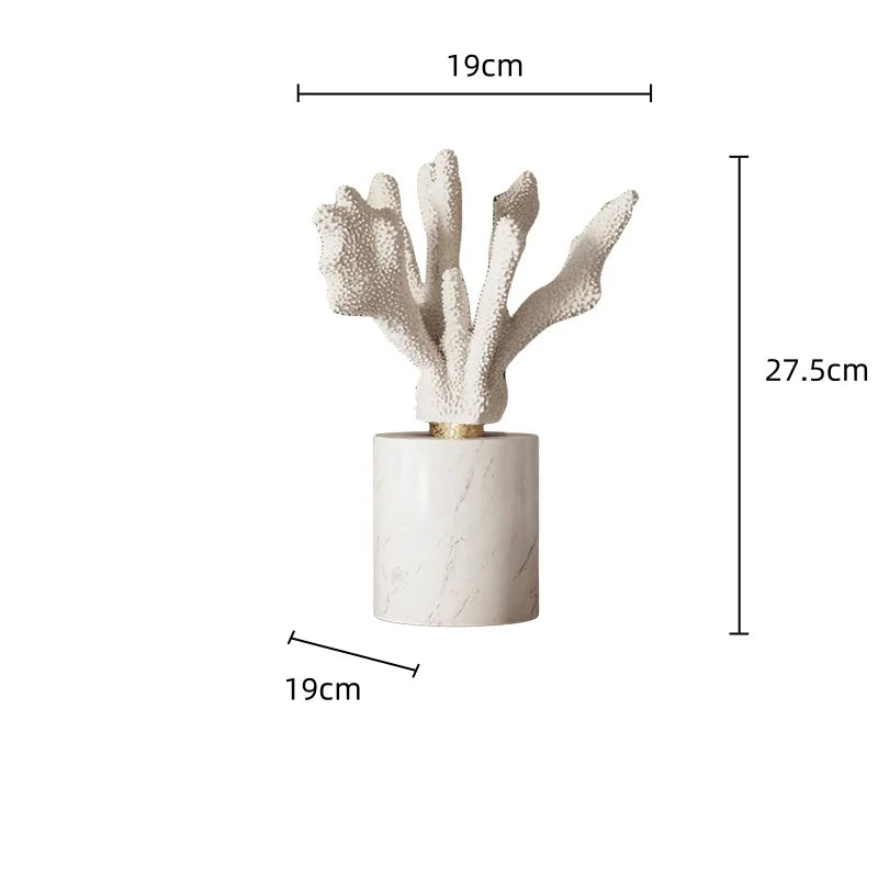 Elegant Resin Sea Shell Decor