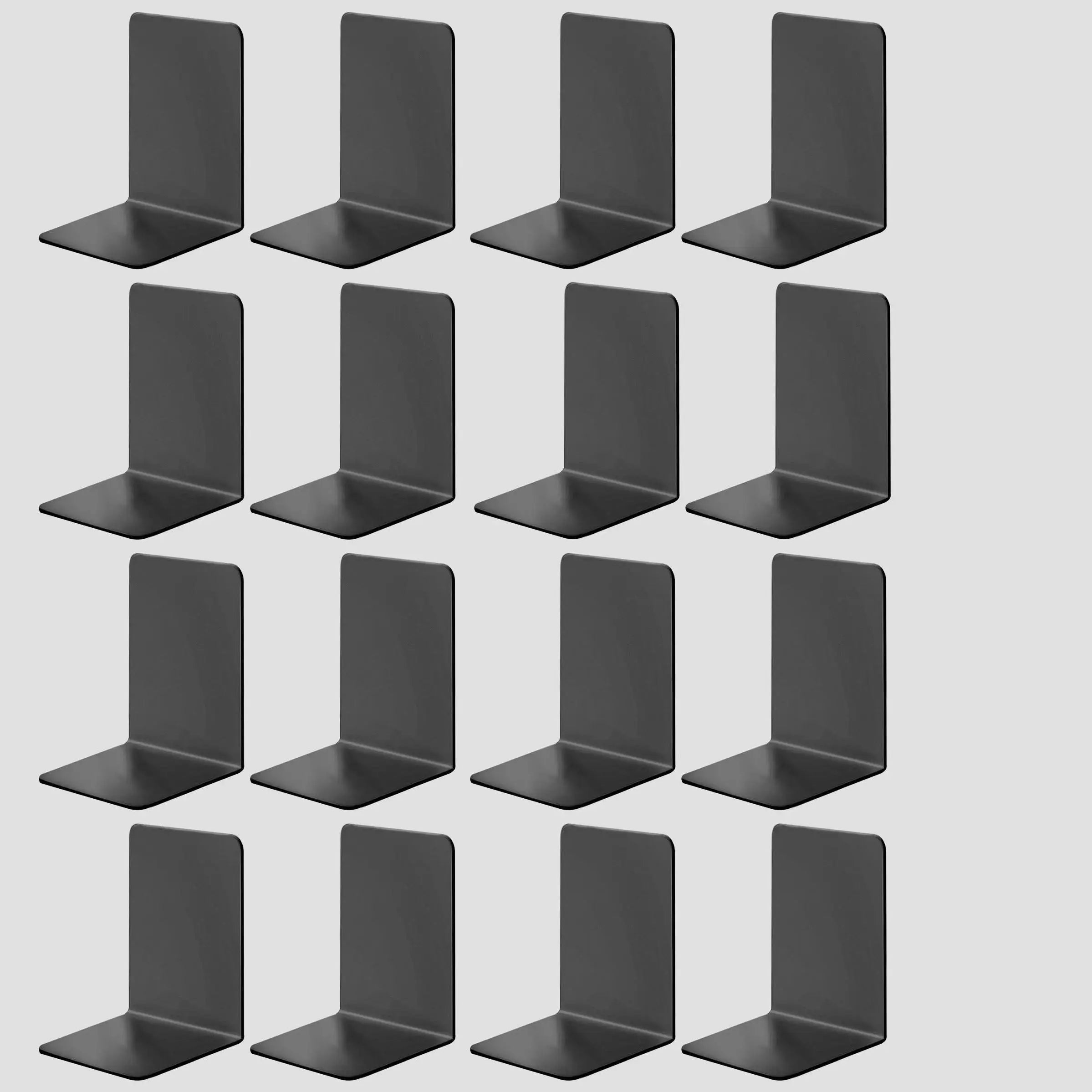 Clear Acrylic Bookends Set