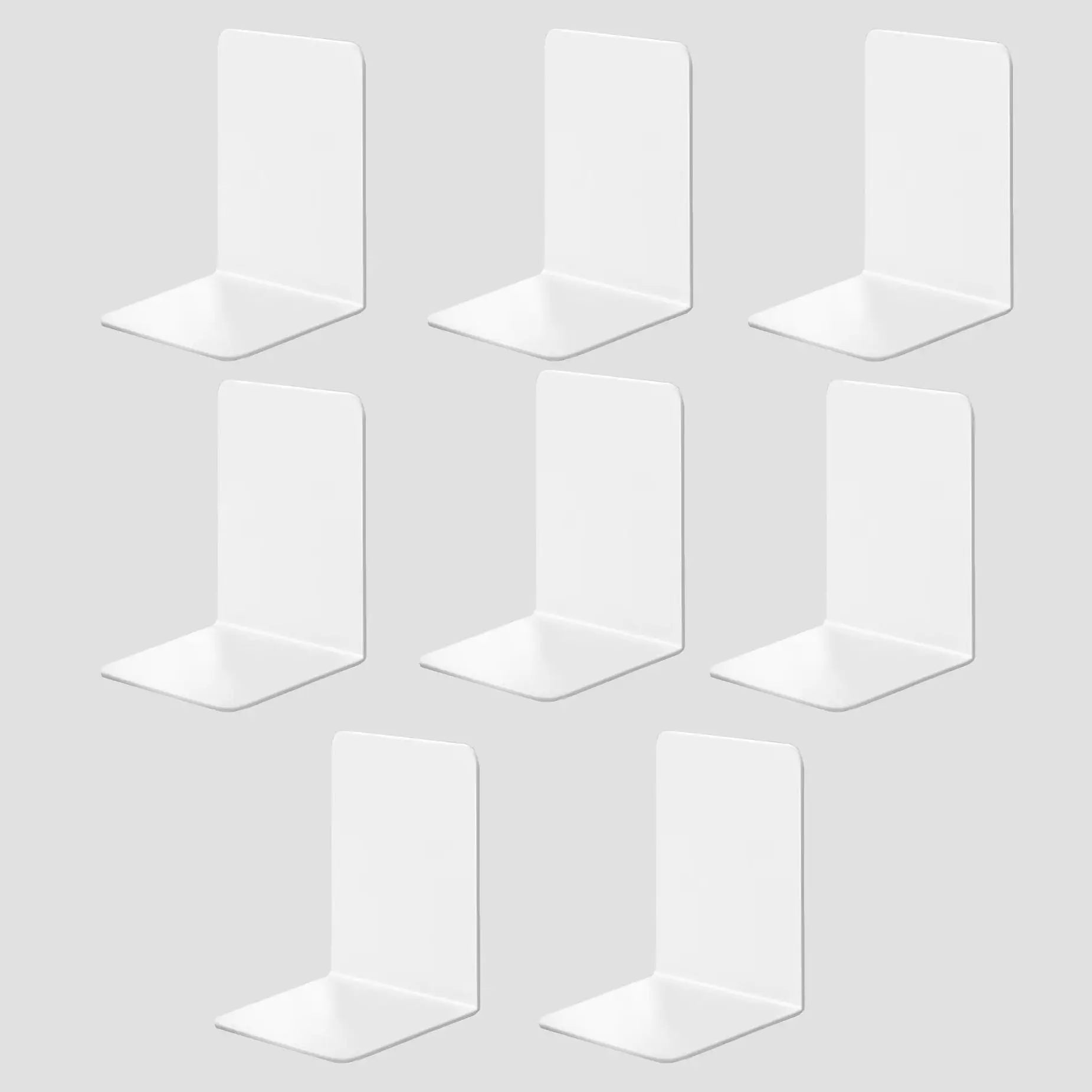 Clear Acrylic Bookends Set