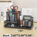 Elegant Black Desk Organizer