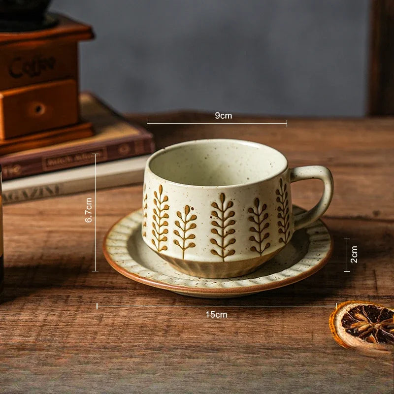 Rustic Charm Coffee Cup Set
