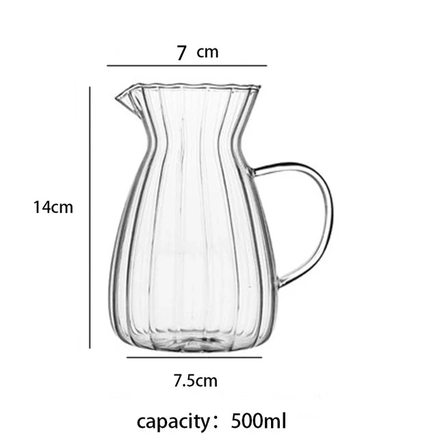 Elegant Glass Pitcher Set