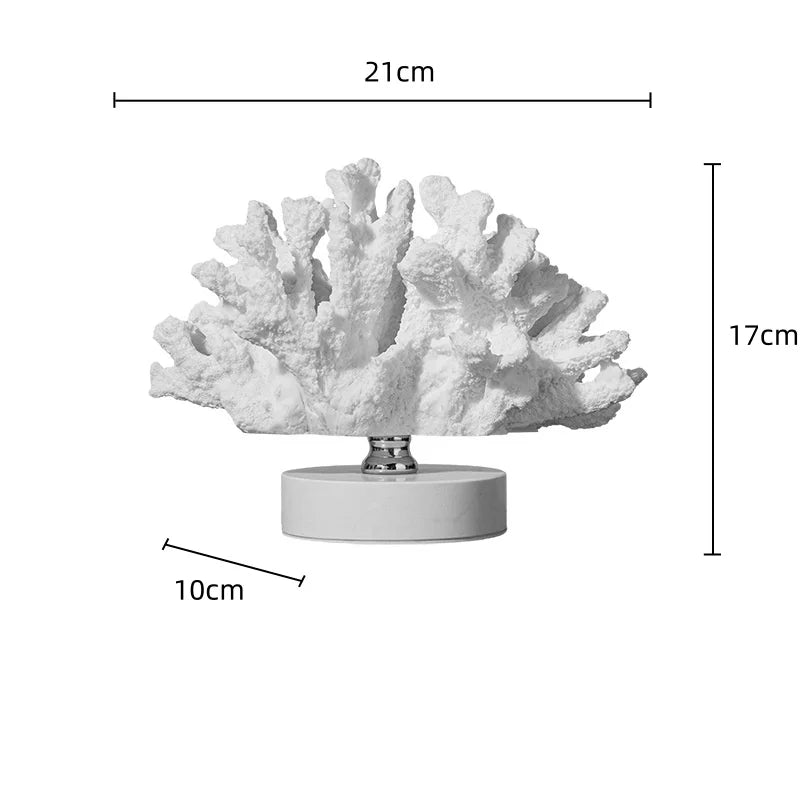 Elegant Resin Sea Shell Decor