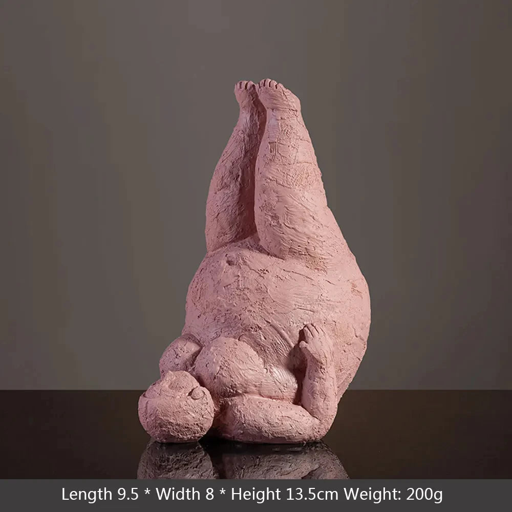 Elegant Resin Yoga Figurines
