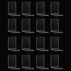 Clear Acrylic Bookends Set