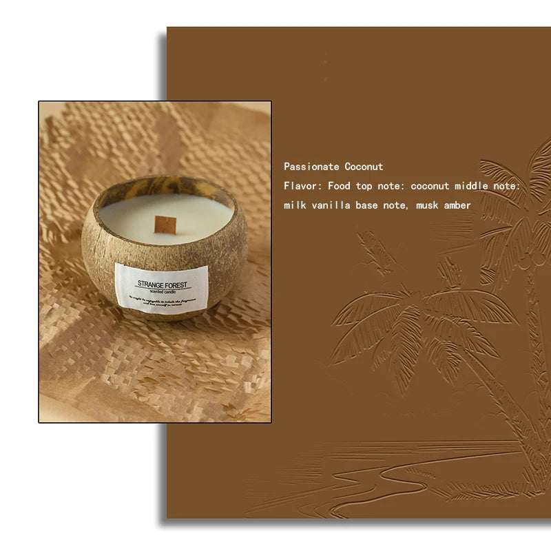 Coconut Shell Scented Candle