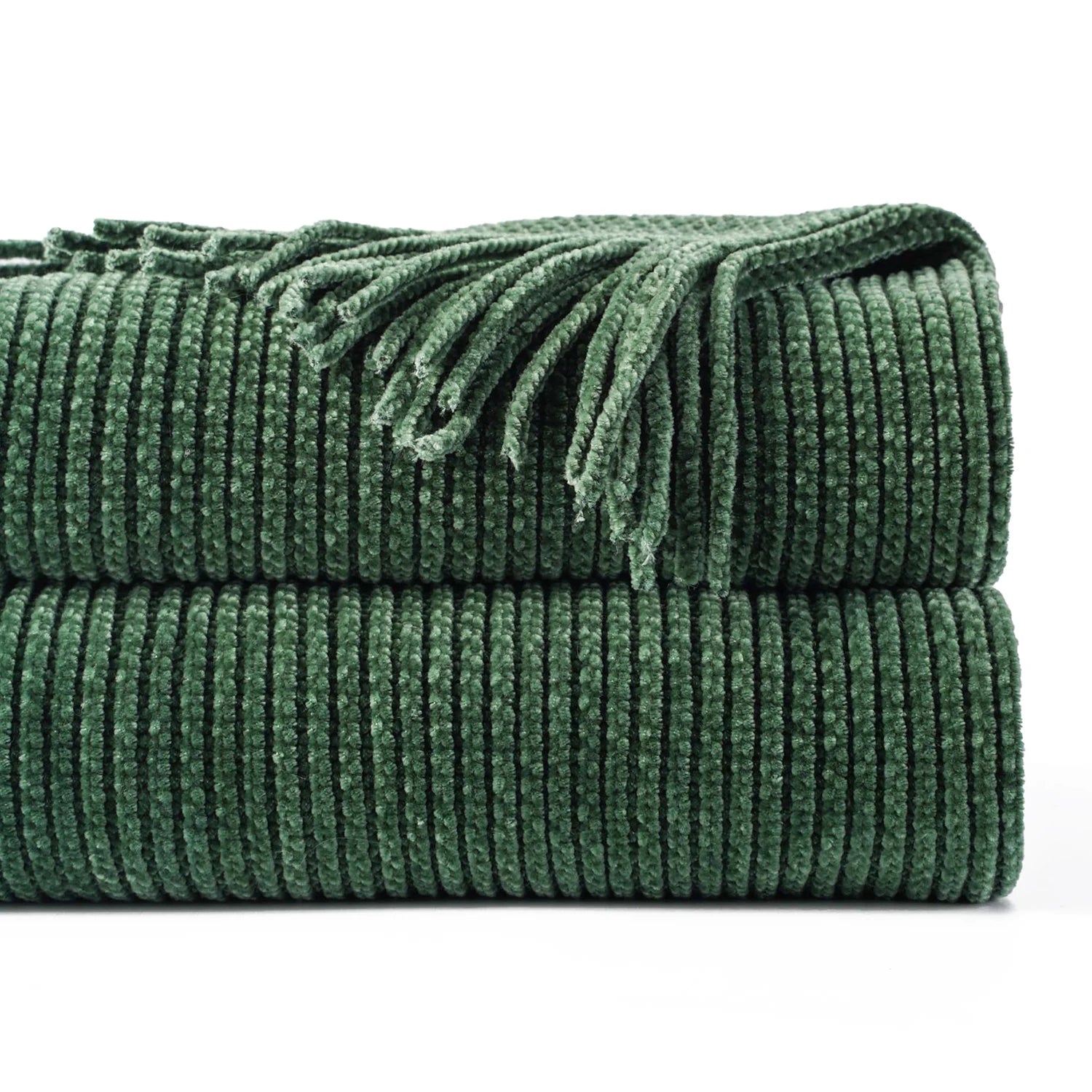 Soft Chenille Knit Throw Blanket