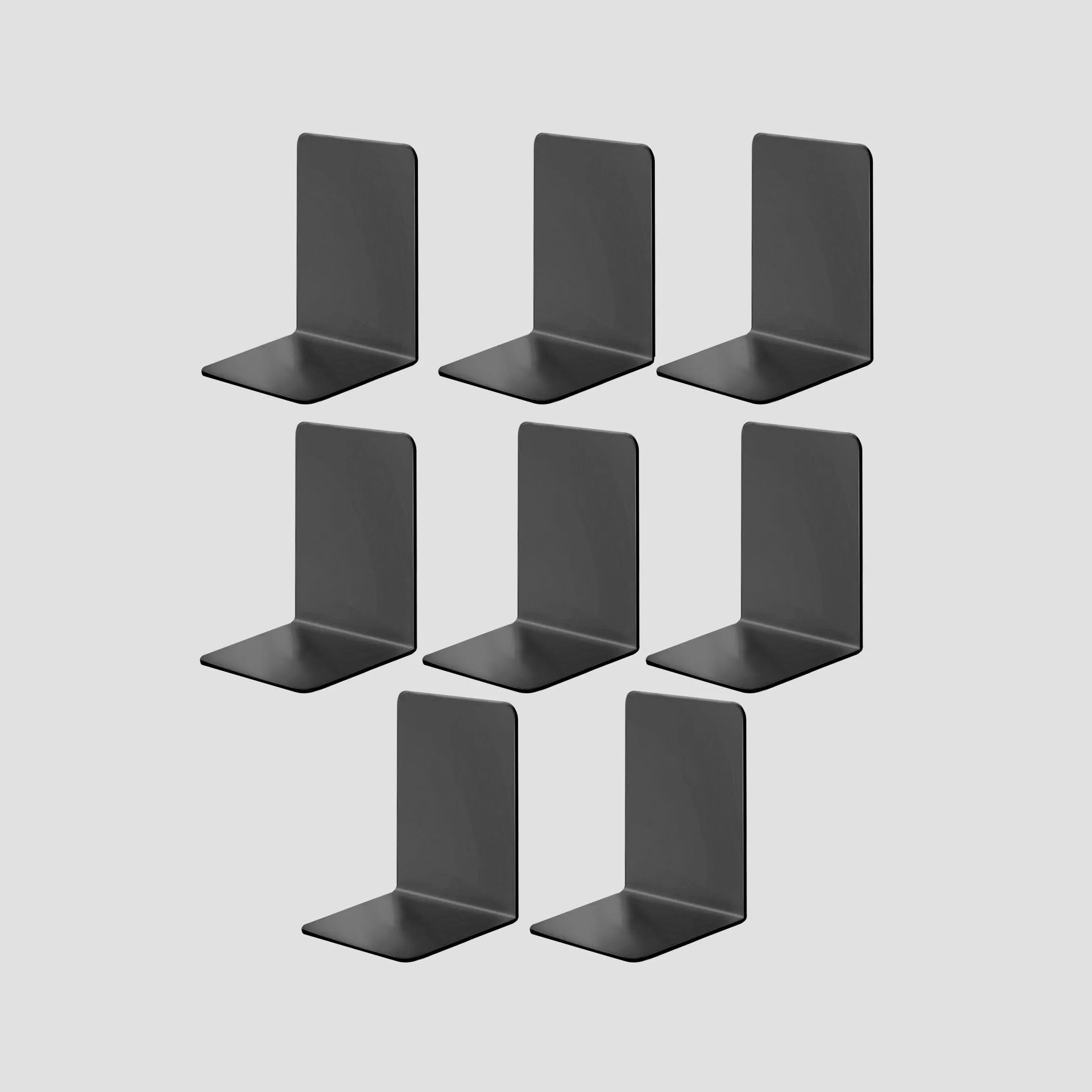 Clear Acrylic Bookends Set