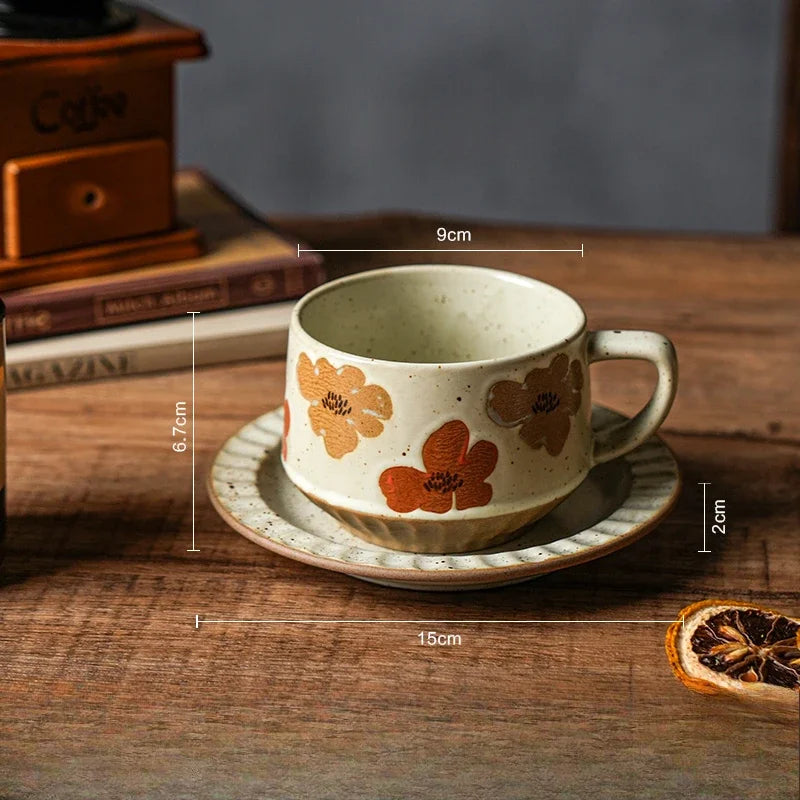Rustic Charm Coffee Cup Set