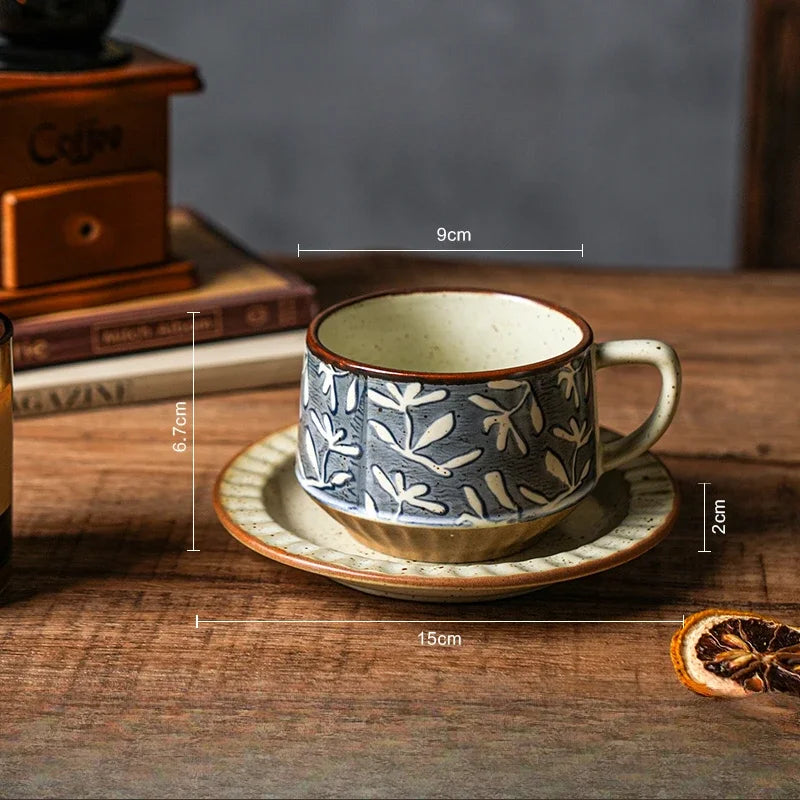 Rustic Charm Coffee Cup Set