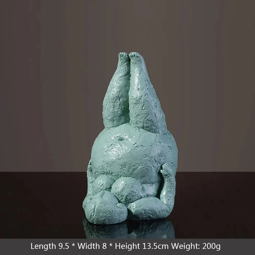 Elegant Resin Yoga Figurines