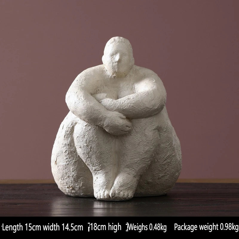 Elegant Resin Yoga Figurines