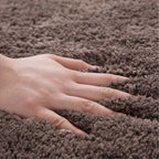 Solid color thickened bathroom non-slip foot mat shower room door absorbent mat dirt-resistant toilet mat furry mat